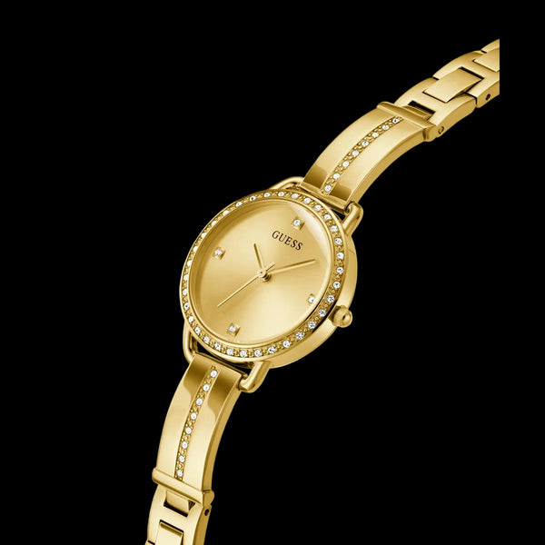 GUESS Ladies Gold-Tone Analogue Watch
