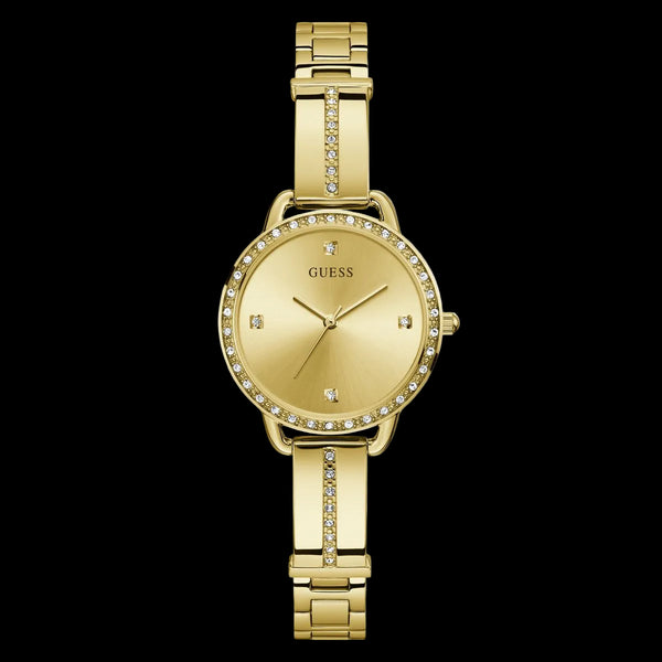 GUESS Ladies Gold-Tone Analogue Watch