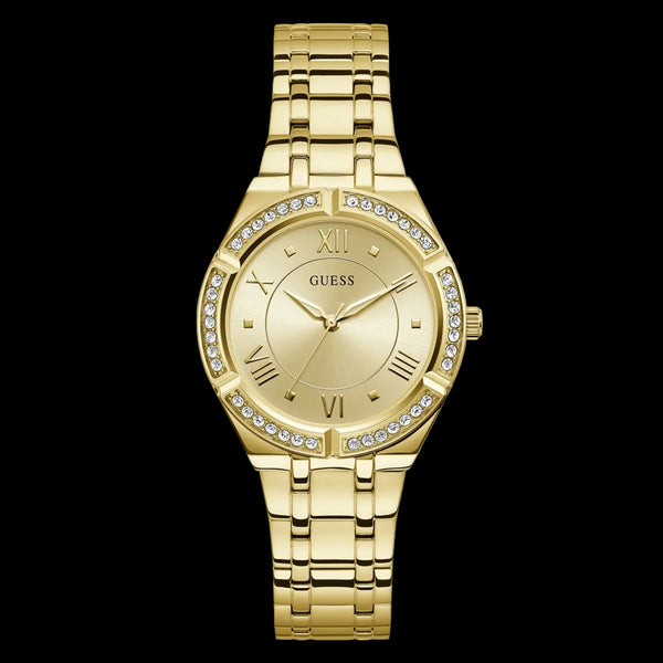 GUESS Ladies Gold-Tone Analogue Watch