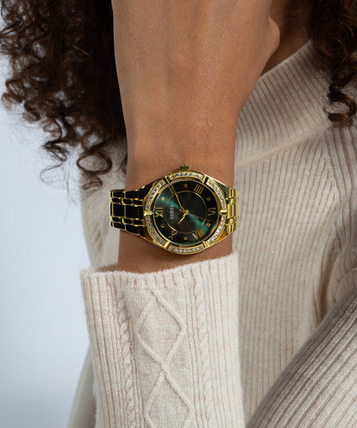 GUESS Ladies Gold-Tone Analogue Watch