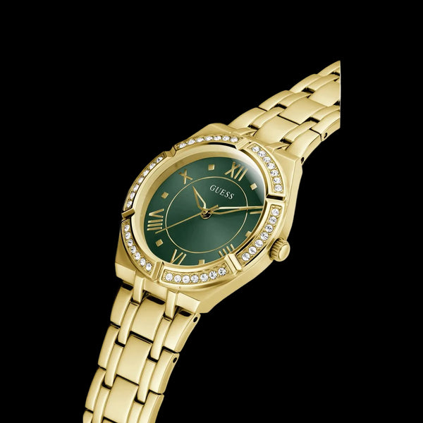 GUESS Ladies Gold-Tone Analogue Watch