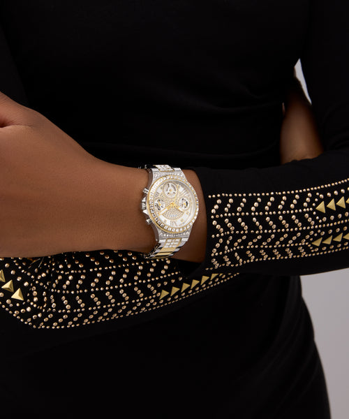 GUESS Ladies 2-Tone Multi-function Watch