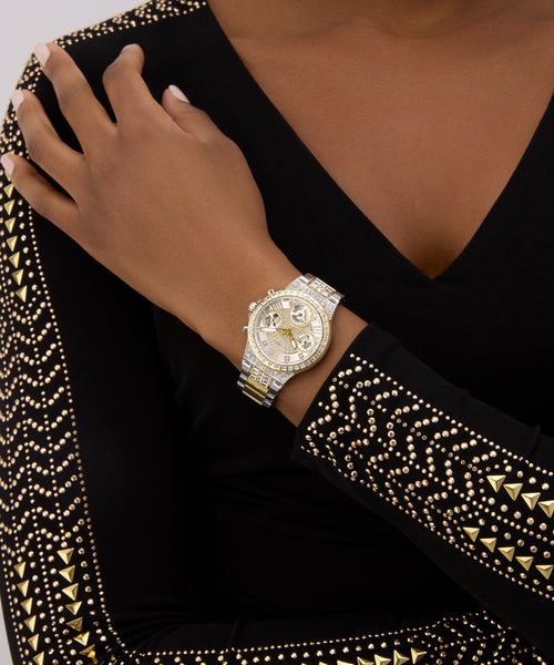 GUESS Ladies 2-Tone Multi-function Watch