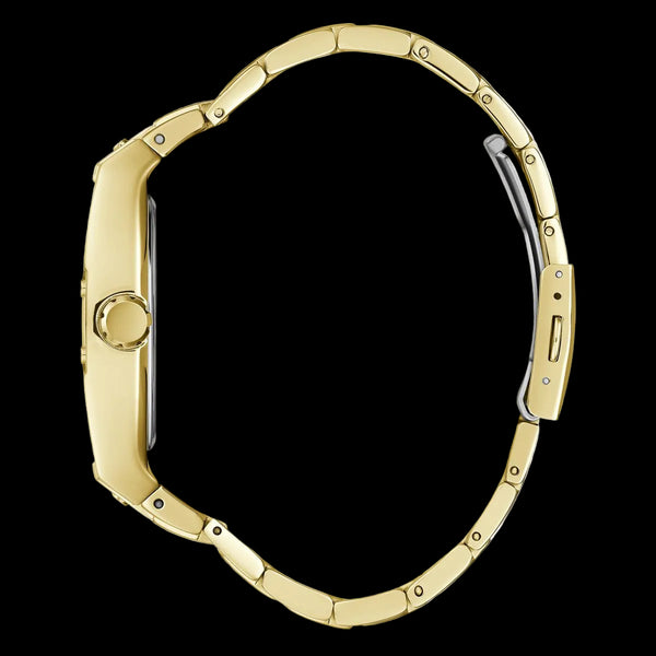GUESS Mens Gold-Tone Multifunction Watch