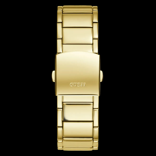 GUESS Mens Gold-Tone Multifunction Watch