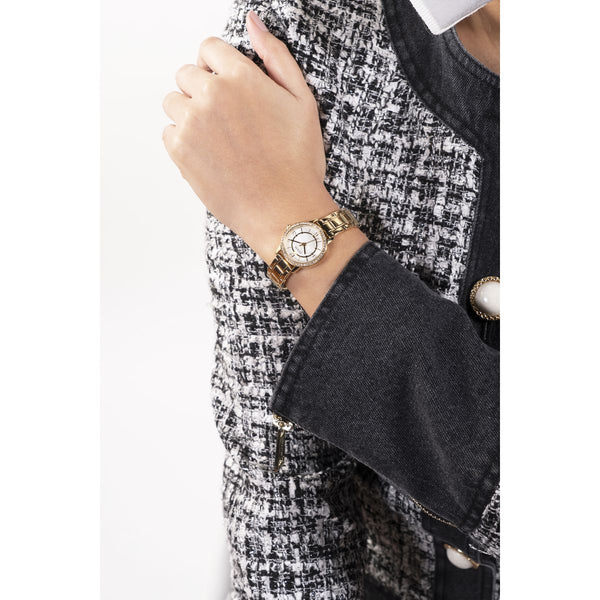 GUESS Ladies Gold-Tone Analogue Watch
