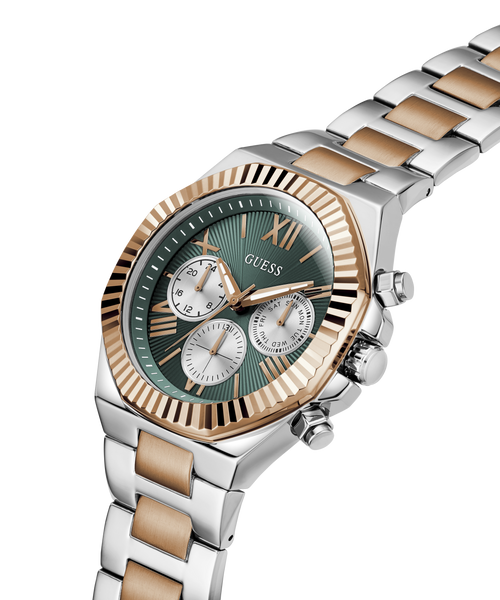 GUESS Mens 2-Tone Multifunction Watch
