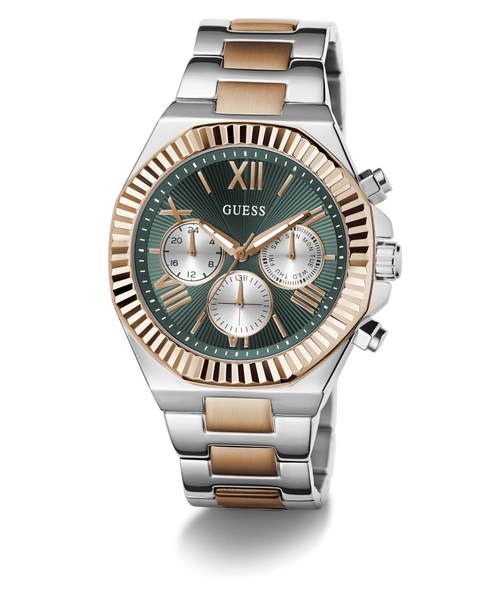 GUESS Mens 2-Tone Multifunction Watch