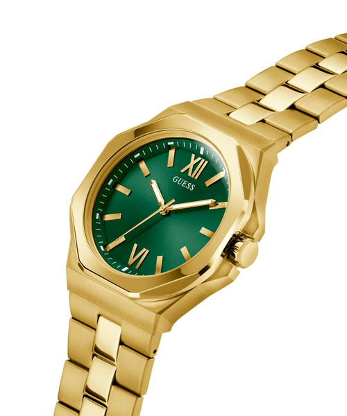 GUESS Men's Gold Tone Analogue Watch