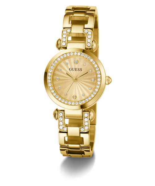 GUESS Ladies Gold Tone Analogue Watch