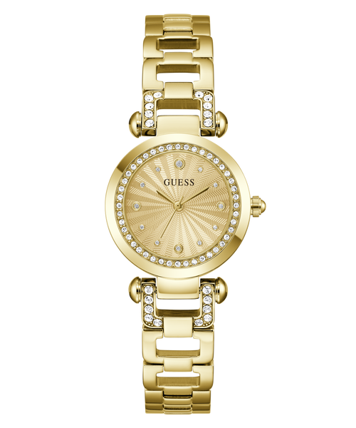 GUESS Ladies Gold Tone Analogue Watch