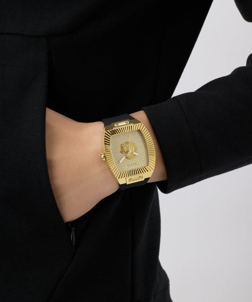 GUESS Men's Gold-Tone Analogue Watch