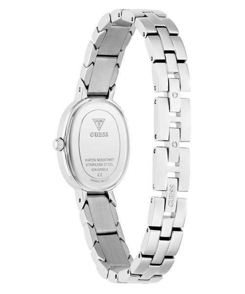 GUESS Ladies Silver-Tone Analogue Watch