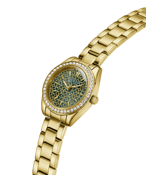 GUESS Ladies Gold-Tone Analogue Watch