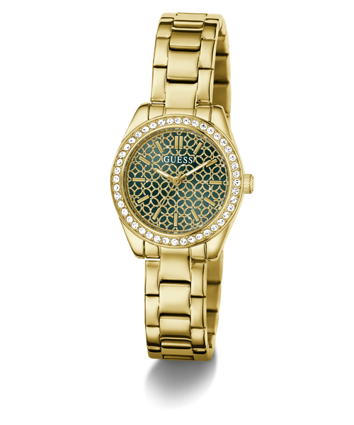 GUESS Ladies Gold-Tone Analogue Watch