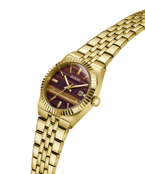 GUESS Ladies Gold-Tone Analogue Watch