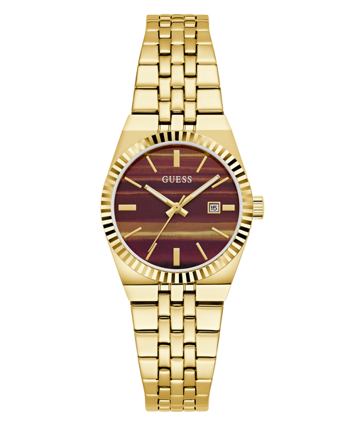 GUESS Ladies Gold-Tone Analogue Watch