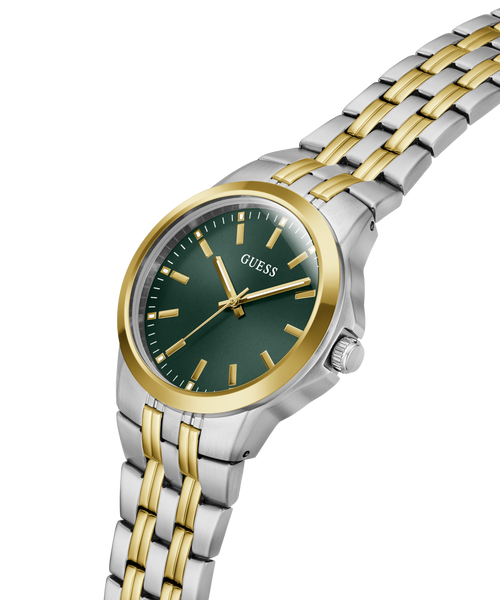 GUESS Mens Two-Tone Analogue Watch
