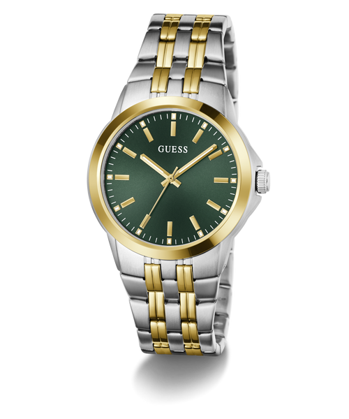 GUESS Mens Two-Tone Analogue Watch