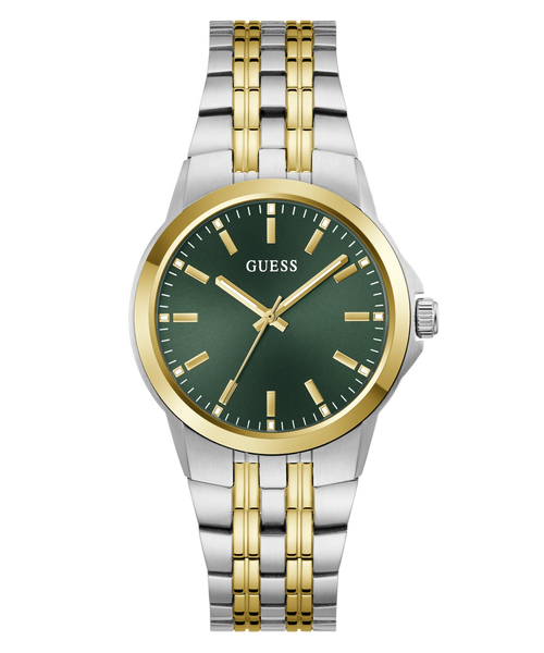GUESS Mens Two-Tone Analogue Watch