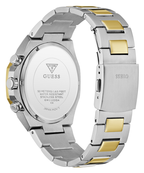 GUESS Mens Two-Tone Multifunction Watch
