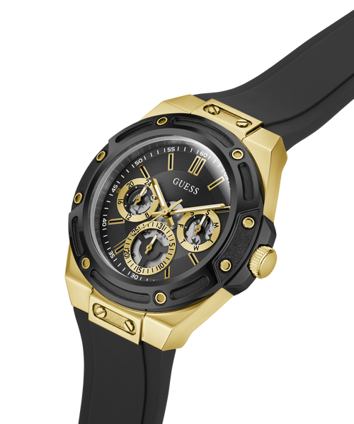 GUESS Mens Black Multifunction Watch