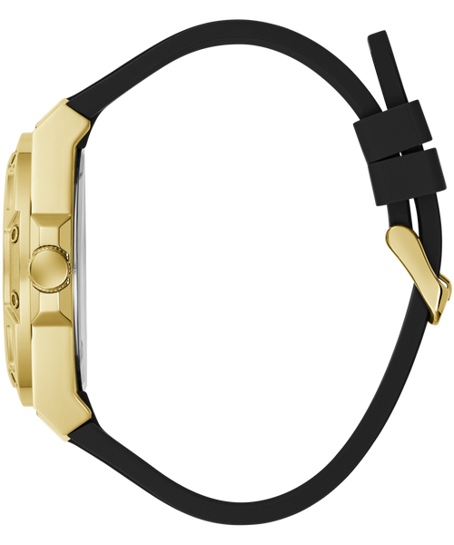 GUESS Mens Gold-Tone Multifunction Watch