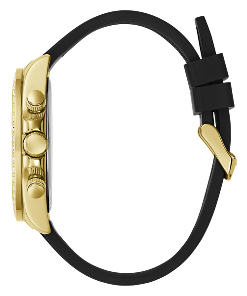 GUESS Mens Gold-Tone Multifunction Watch