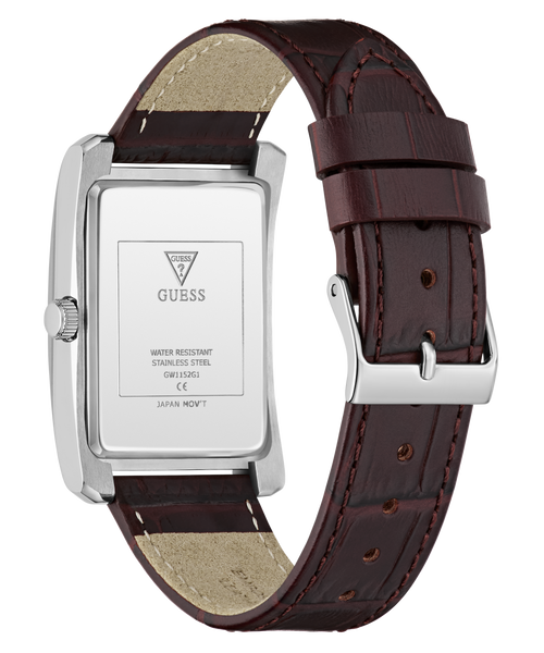 GUESS Mens Brown Analogue Watch