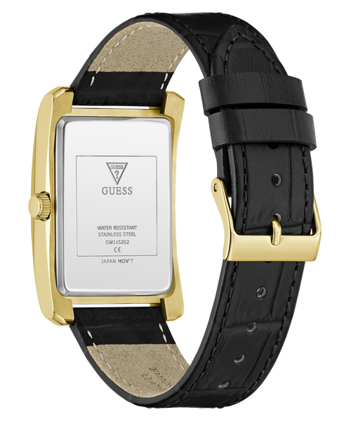 GUESS Mens Black Analogue Watch