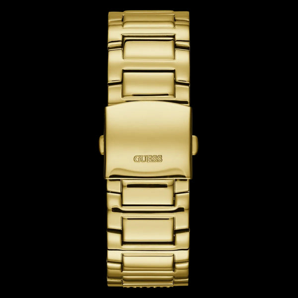 Guess Mens Gold-Tone Multi-Function Watch