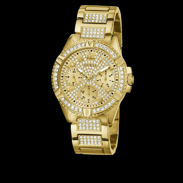 GUESS Ladies Gold-Tone Multifunction Watch