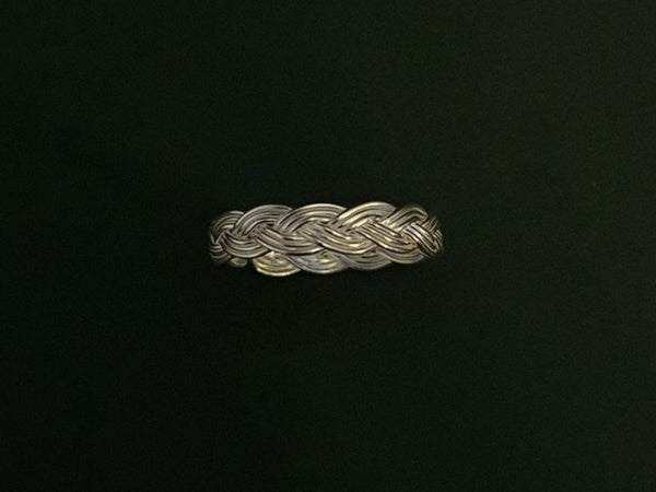 925 Sterling Silver Weave Toe Ring