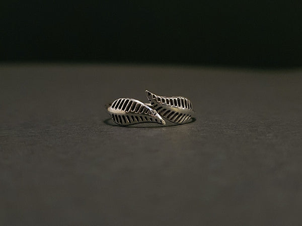 925 Sterling Silver Leaf Toe Ring