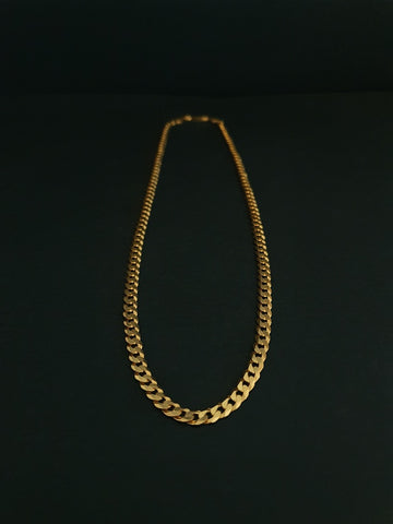 925 Sterling Silver Necklace Plated With 1 Micron 18k Yellow Gold